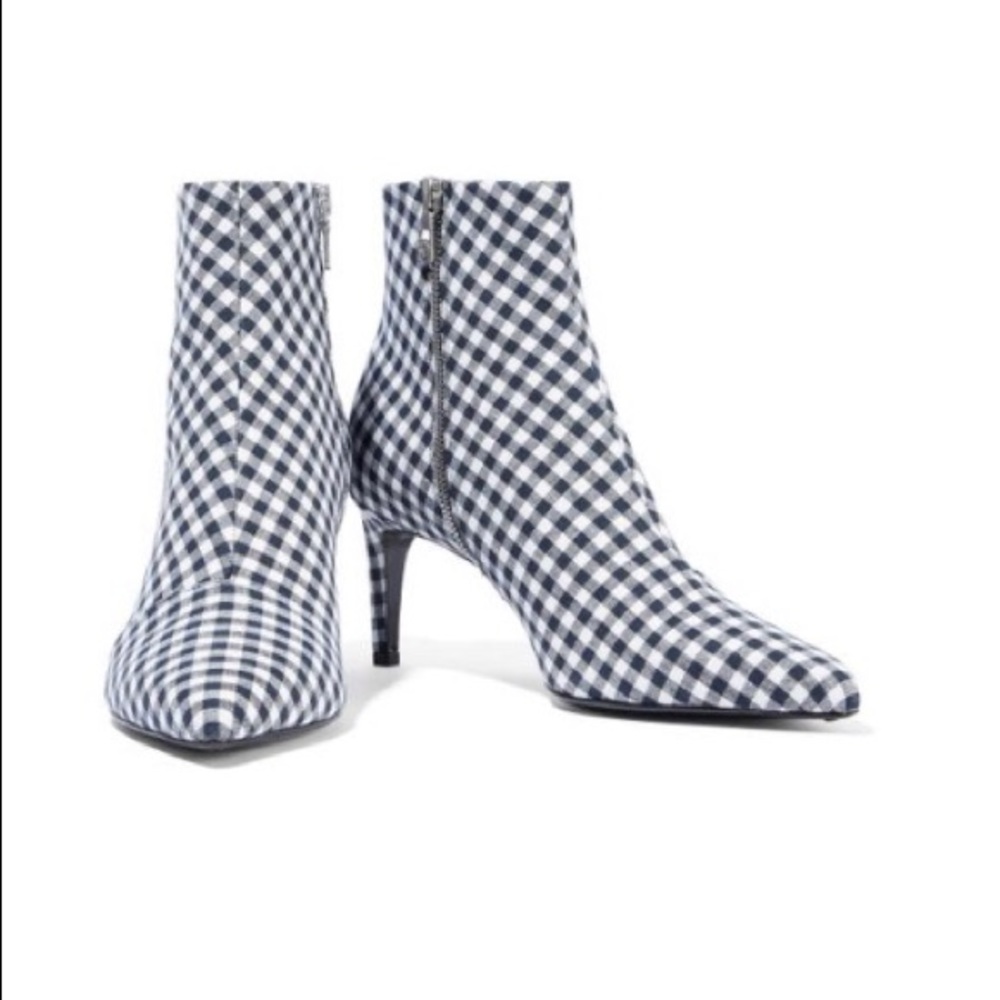 NWT // Rag and Bone // Beha Boot in Navy Gingham
